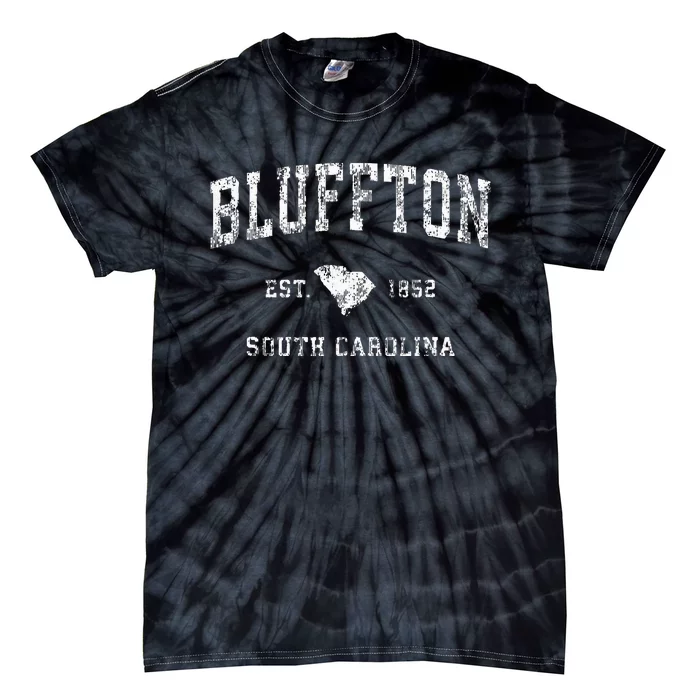 Bluffton South Carolina Sc Vintage Athletic Sports Tie-Dye T-Shirt