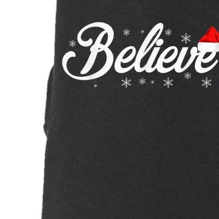 Believe Santa Claus Christmas Best Gift Shirt Doggie 3-End Fleece Hoodie