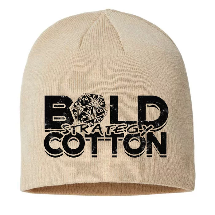 Bold Strategy Cotton Board Game 8 1/2in Sustainable Knit Beanie