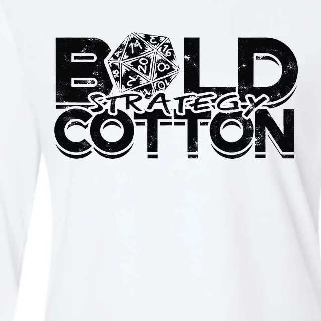 Bold Strategy Cotton Board Game Womens Cotton Relaxed Long Sleeve T-Shirt