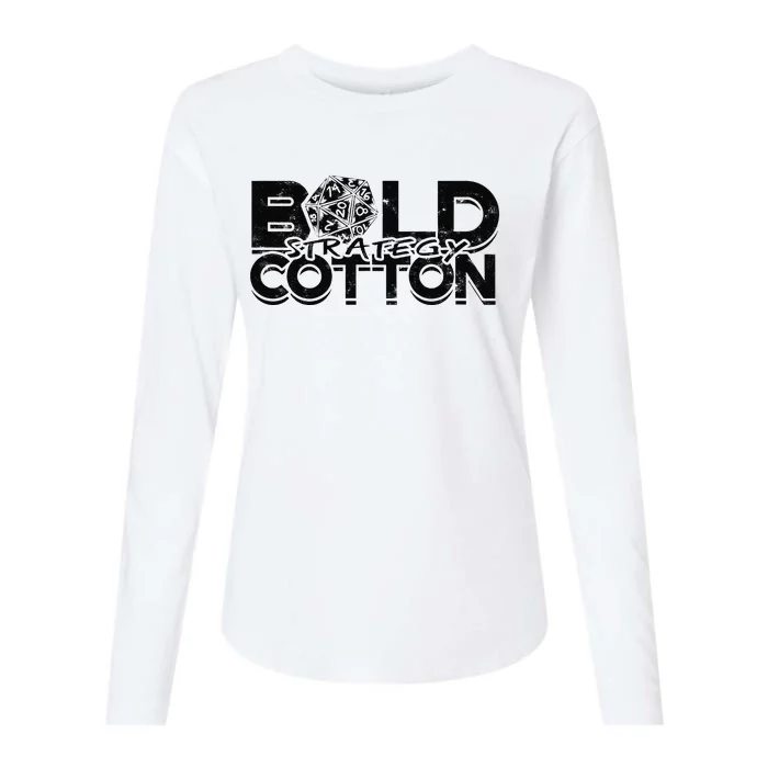 Bold Strategy Cotton Board Game Womens Cotton Relaxed Long Sleeve T-Shirt