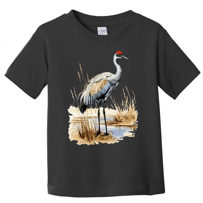 birding sandhill crane nebraska Sandhill cranes Toddler T-Shirt