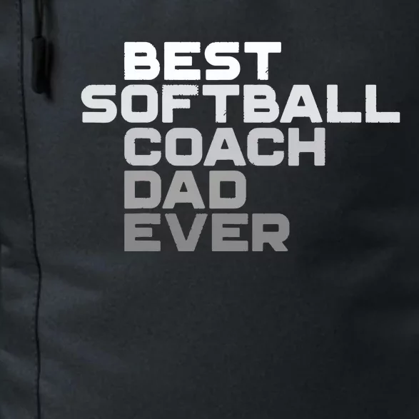 Best Softball Coach Dad Ever Football Coach Daily Commute Backpack