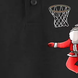 Basketball Santa Christmas Dunk Cool Sport X-Mas Pajama Dry Zone Grid Performance Polo