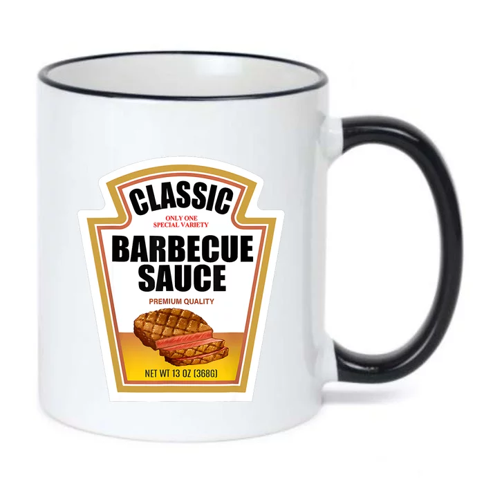 Barbecue Sauce Condiment Group Halloween Costume Black Color Changing Mug