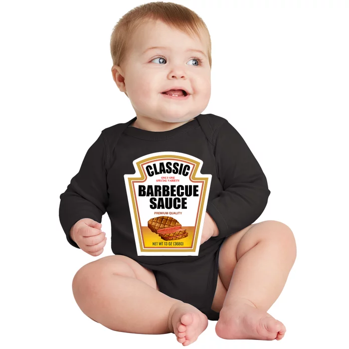 Barbecue Sauce Condiment Group Halloween Costume Baby Long Sleeve Bodysuit