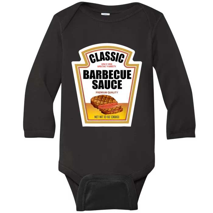 Barbecue Sauce Condiment Group Halloween Costume Baby Long Sleeve Bodysuit