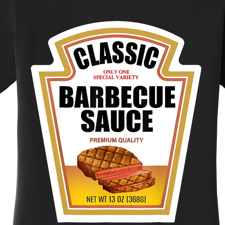 Barbecue Sauce Condiment Group Halloween Costume Women's T-Shirt