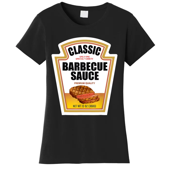 Barbecue Sauce Condiment Group Halloween Costume Women's T-Shirt