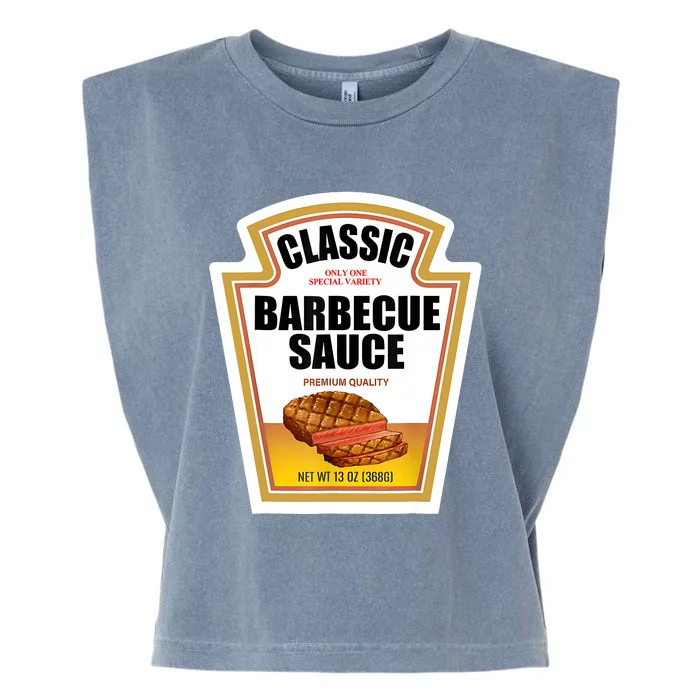 Barbecue Sauce Condiment Group Halloween Costume Garment-Dyed Women's Muscle Tee