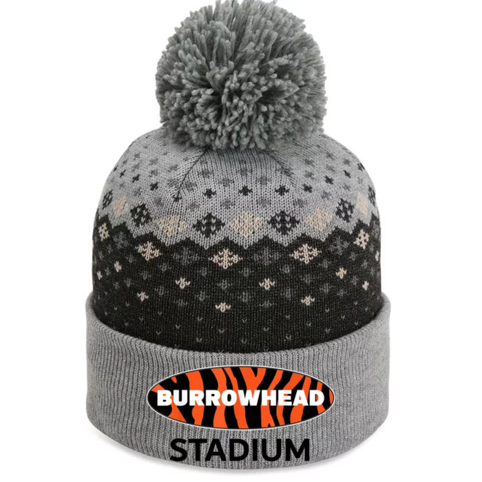 Burrowhead Stadium Cincinnati Football The Baniff Cuffed Pom Beanie