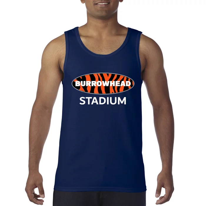 Burrowhead Stadium Cincinnati Football Tank Top