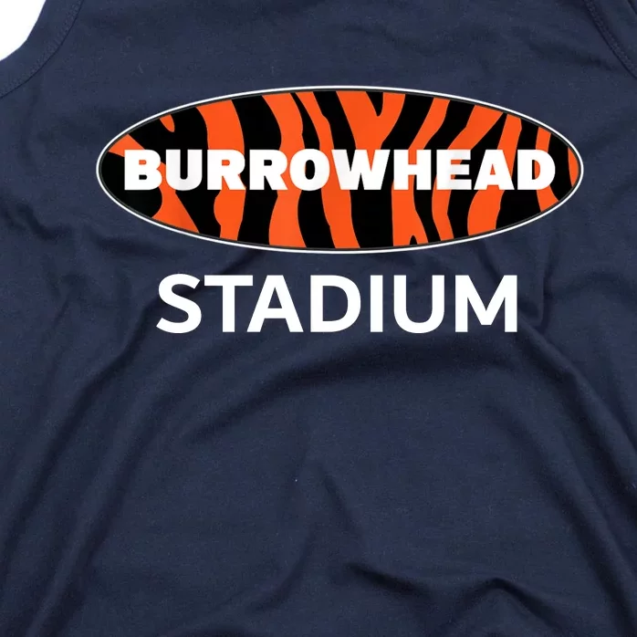 Burrowhead Stadium Cincinnati Football Tank Top