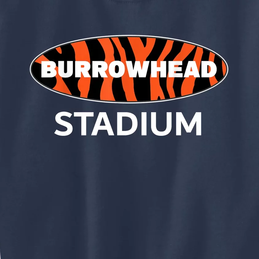 Burrowhead Stadium Cincinnati Football Kids Sweatshirt