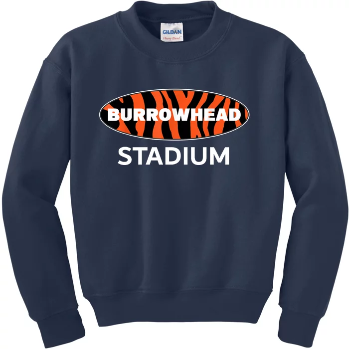 Burrowhead Stadium Cincinnati Football Kids Sweatshirt