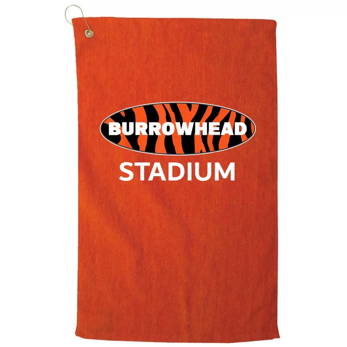 Burrowhead Stadium Cincinnati Football Platinum Collection Golf Towel