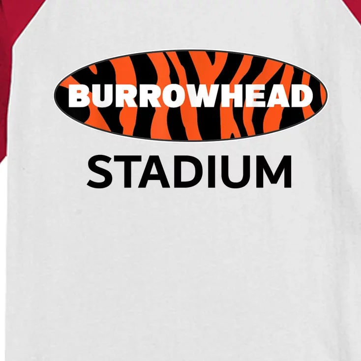 Burrowhead Stadium Cincinnati Football Kids Colorblock Raglan Jersey