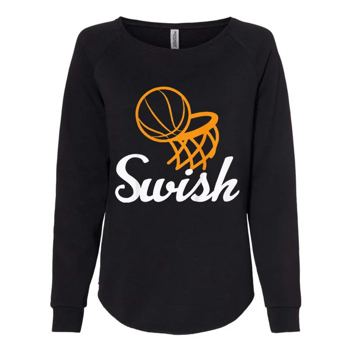 Basketball Swish Cool Sports Clothing Womens California Wash Sweatshirt