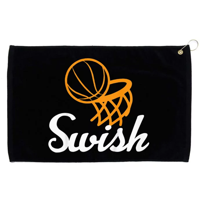 Basketball Swish Cool Sports Clothing Grommeted Golf Towel