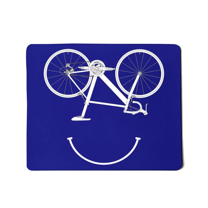 Bicycle Smile Cyclist Bicycle Rider Cycling Bike To Work Meaningful Gift Mousepad