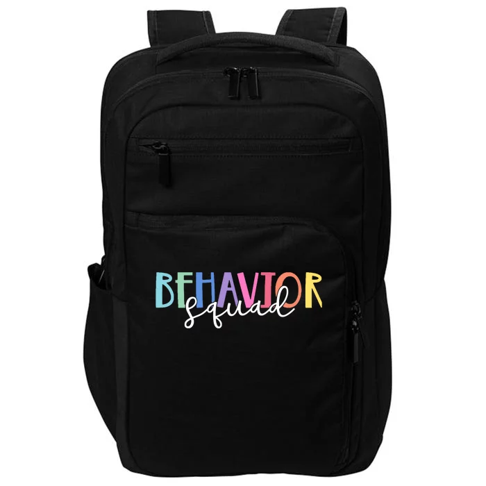 Behavior Squad Colorful Therapist Impact Tech Backpack