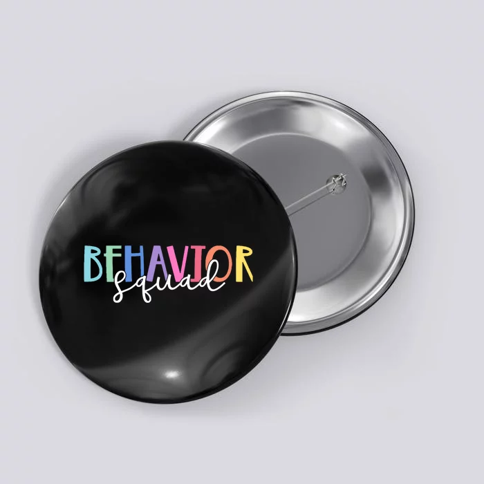 Behavior Squad Colorful Therapist Button