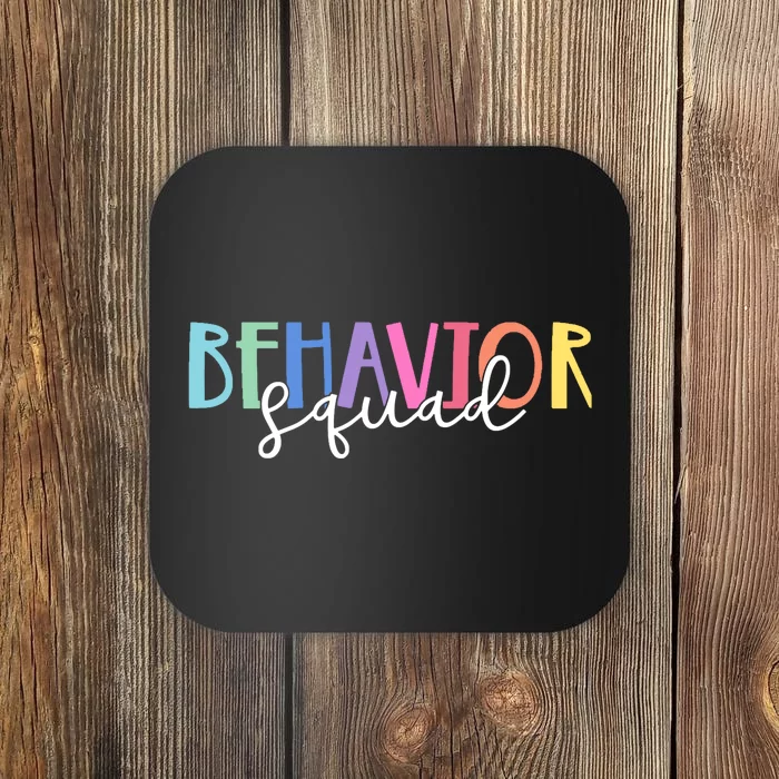 Behavior Squad Colorful Therapist Coaster