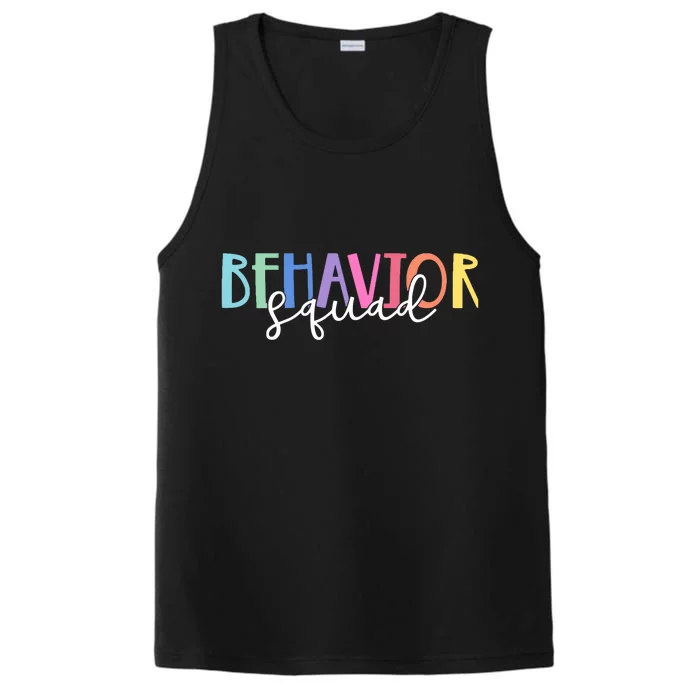 Behavior Squad Colorful Therapist Performance Tank