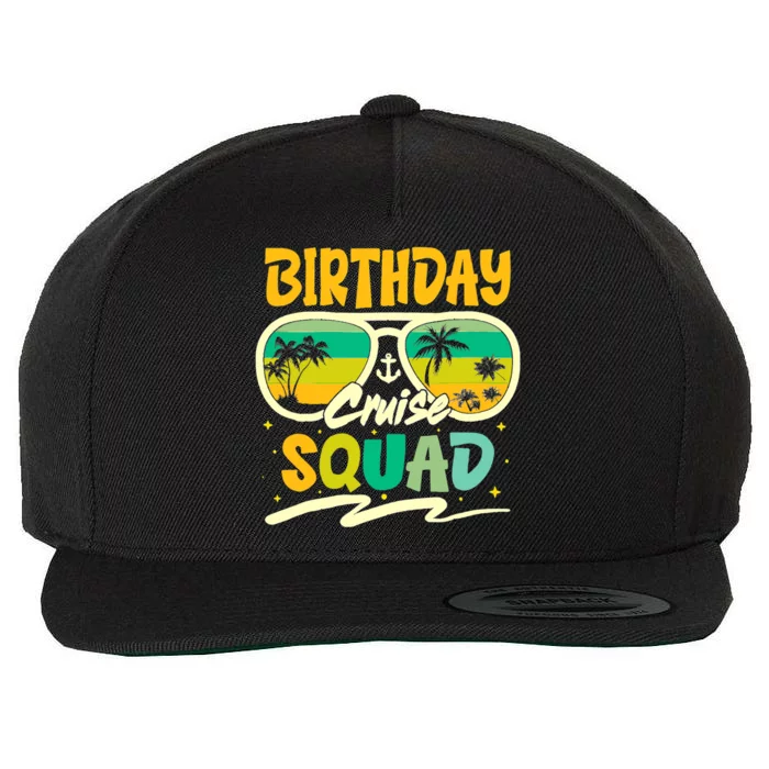 Birthday Summer Cruise Squad Party Vintage Lovers Holiday Wool Snapback Cap