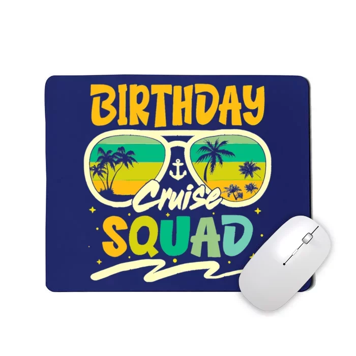 Birthday Summer Cruise Squad Party Vintage Lovers Holiday Mousepad