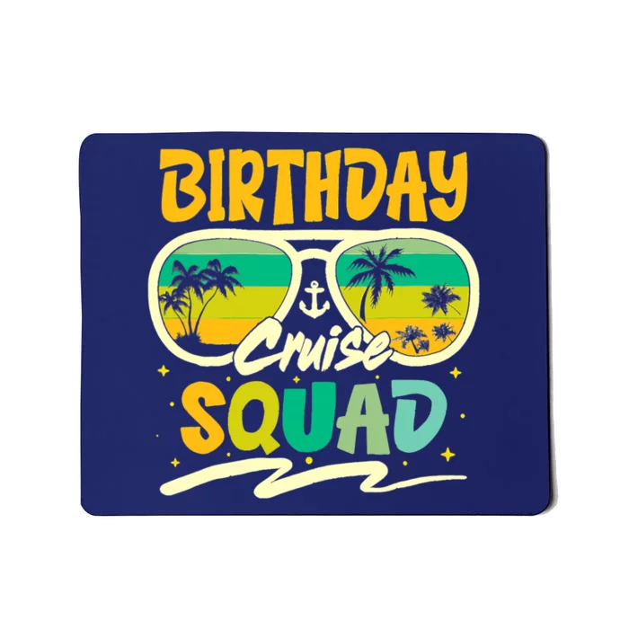 Birthday Summer Cruise Squad Party Vintage Lovers Holiday Mousepad