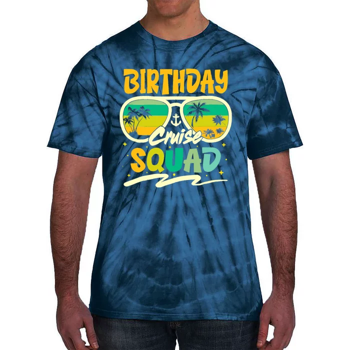 Birthday Summer Cruise Squad Party Vintage Lovers Holiday Tie-Dye T-Shirt