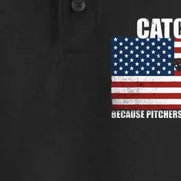 Baseball Softball Catcher Because Pitchers Need Heros Too Dry Zone Grid Performance Polo