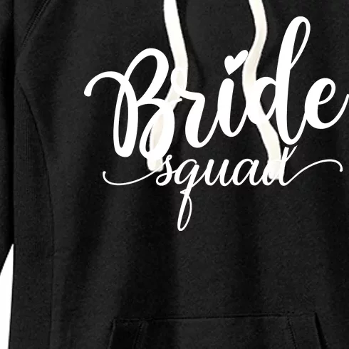 Bride Squad Cute Wedding Women's Fleece Hoodie