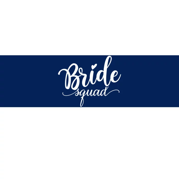 Bride Squad Cute Wedding Bumper Sticker