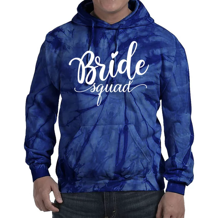 Bride Squad Cute Wedding Tie Dye Hoodie