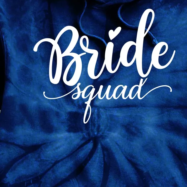 Bride Squad Cute Wedding Tie Dye Hoodie