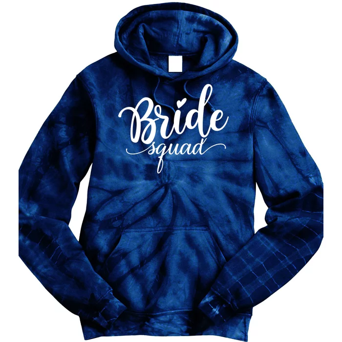 Bride Squad Cute Wedding Tie Dye Hoodie