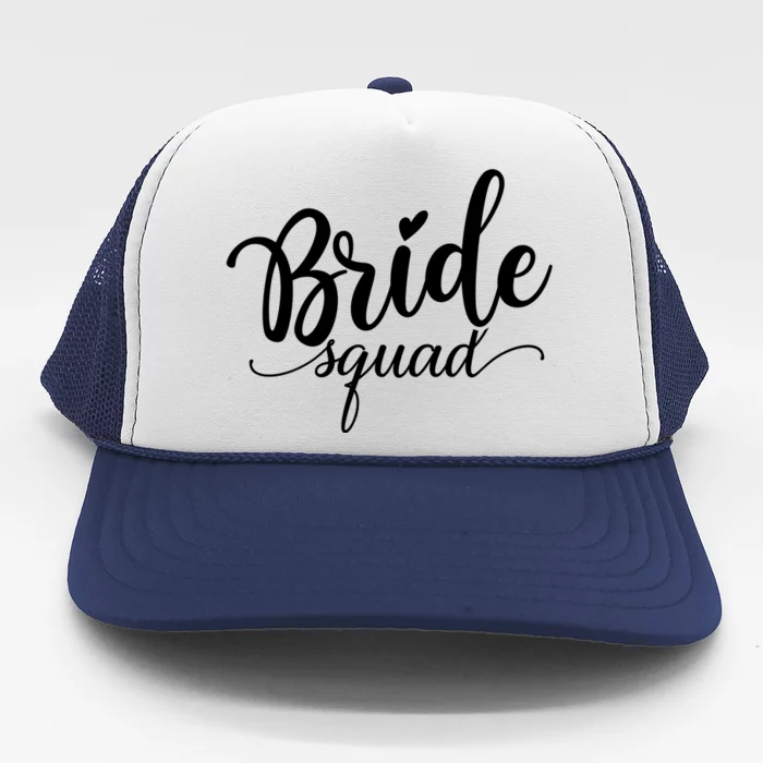 Bride Squad Cute Wedding Trucker Hat