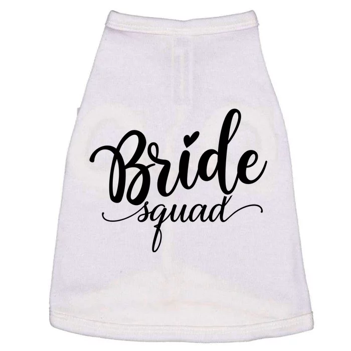 Bride Squad Cute Wedding Doggie Tank