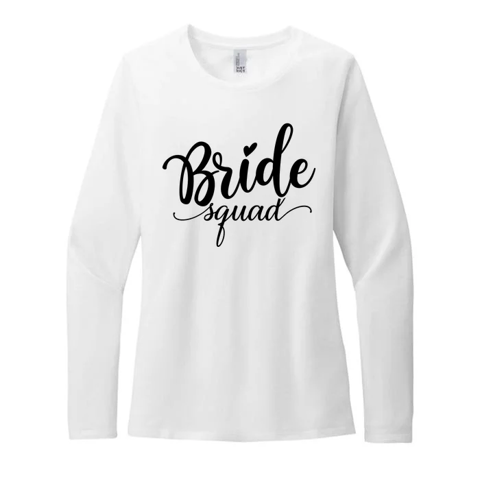 Bride Squad Cute Wedding Womens CVC Long Sleeve Shirt