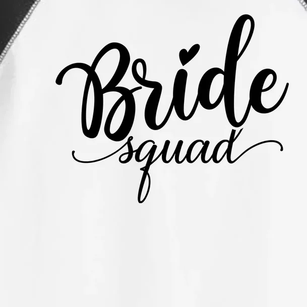 Bride Squad Cute Wedding Toddler Fine Jersey T-Shirt