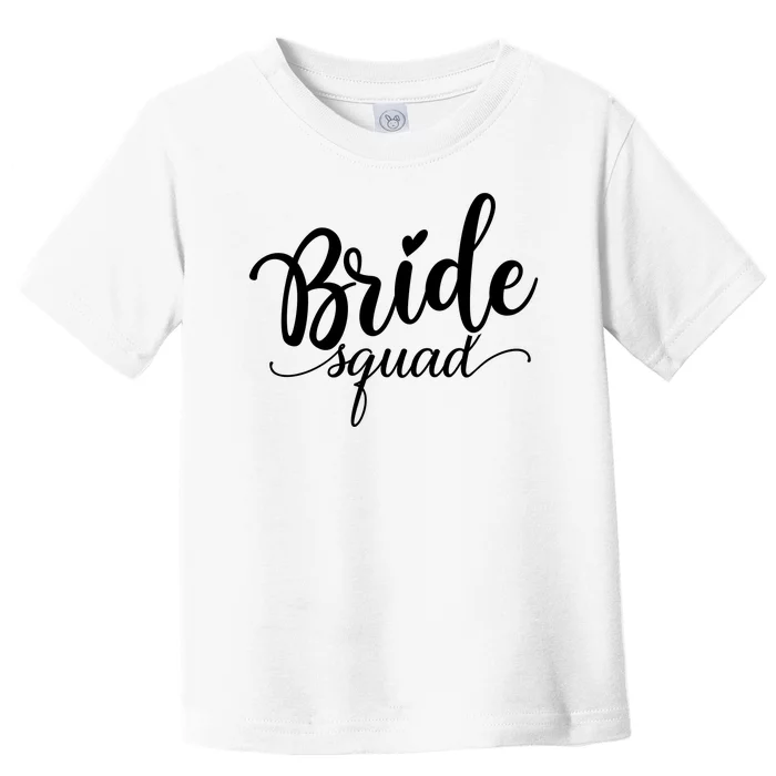 Bride Squad Cute Wedding Toddler T-Shirt