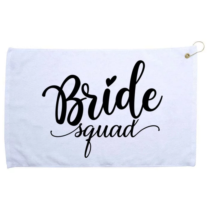 Bride Squad Cute Wedding Grommeted Golf Towel