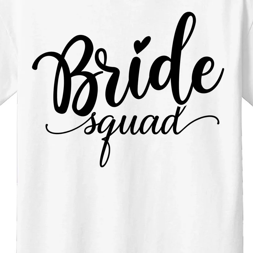 Bride Squad Cute Wedding Kids T-Shirt