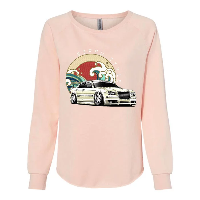 Bippu Style Car Womens California Wash Sweatshirt