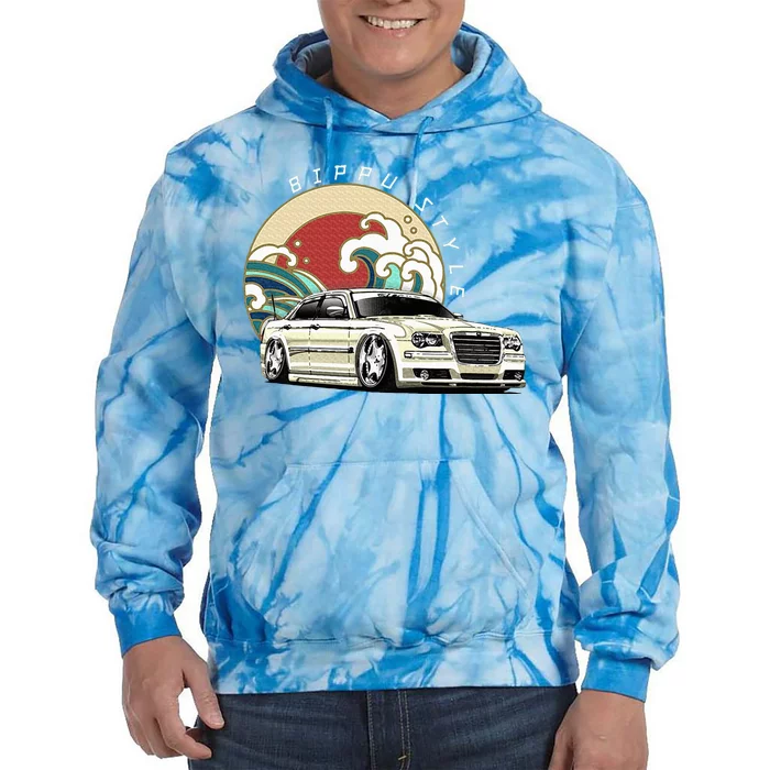 Bippu Style Car Tie Dye Hoodie