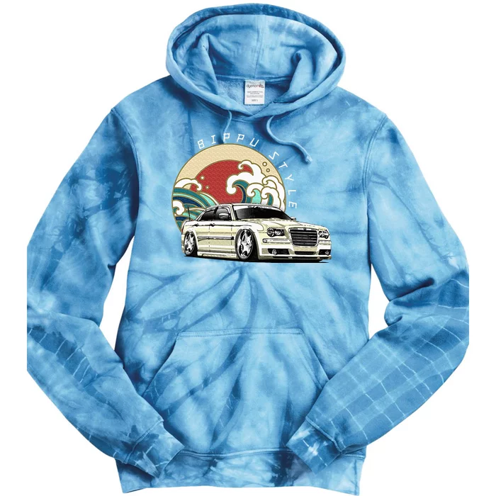 Bippu Style Car Tie Dye Hoodie