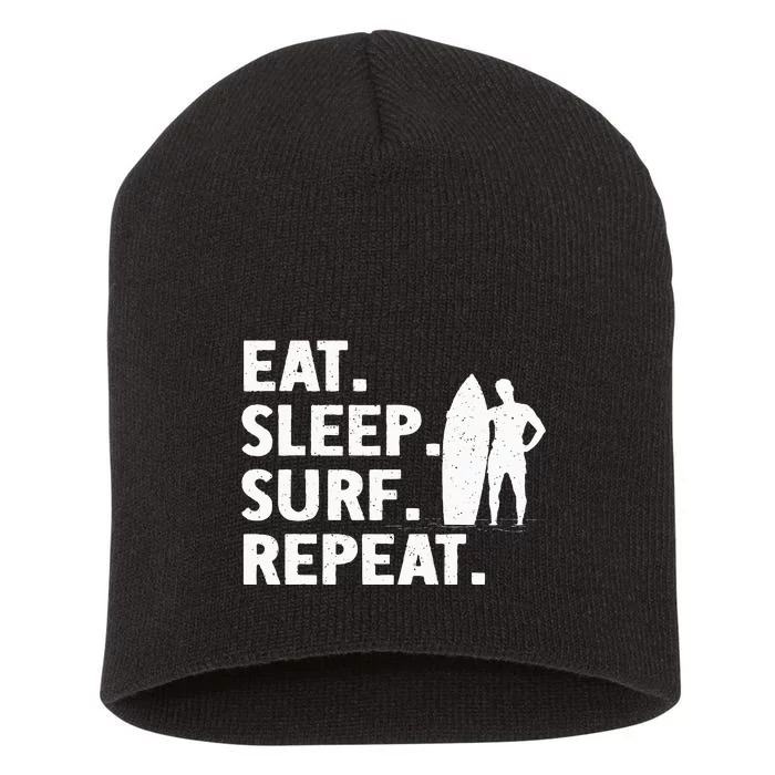 Best Surf Design For Wo Surfing Surfboard Surfer Short Acrylic Beanie