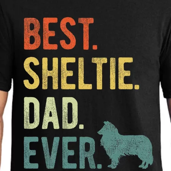 Best Sheltie Dad Ever Dog Daddy Fathers Day Pajama Set